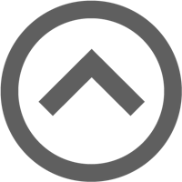an arrow pointing down in a circle